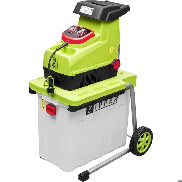 Broyeur de végétaux 2800W 60L 44mm - ZIPPER - ZI-GHAS2800