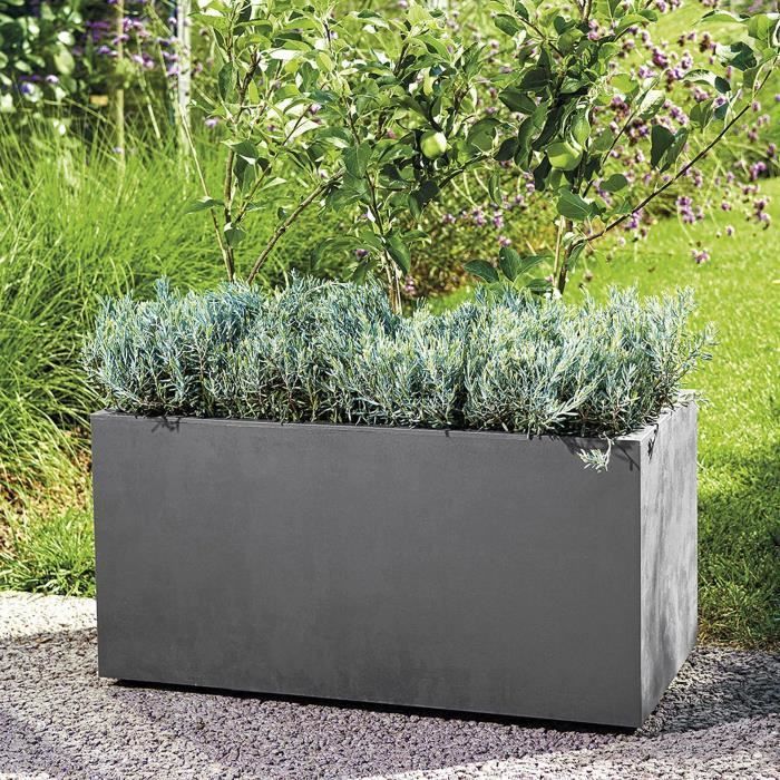 Vaso de parede DEROMA Millennium R - 78,5 x 39 x 39,1 cm (altura) - Antracite - Com reservatório de água