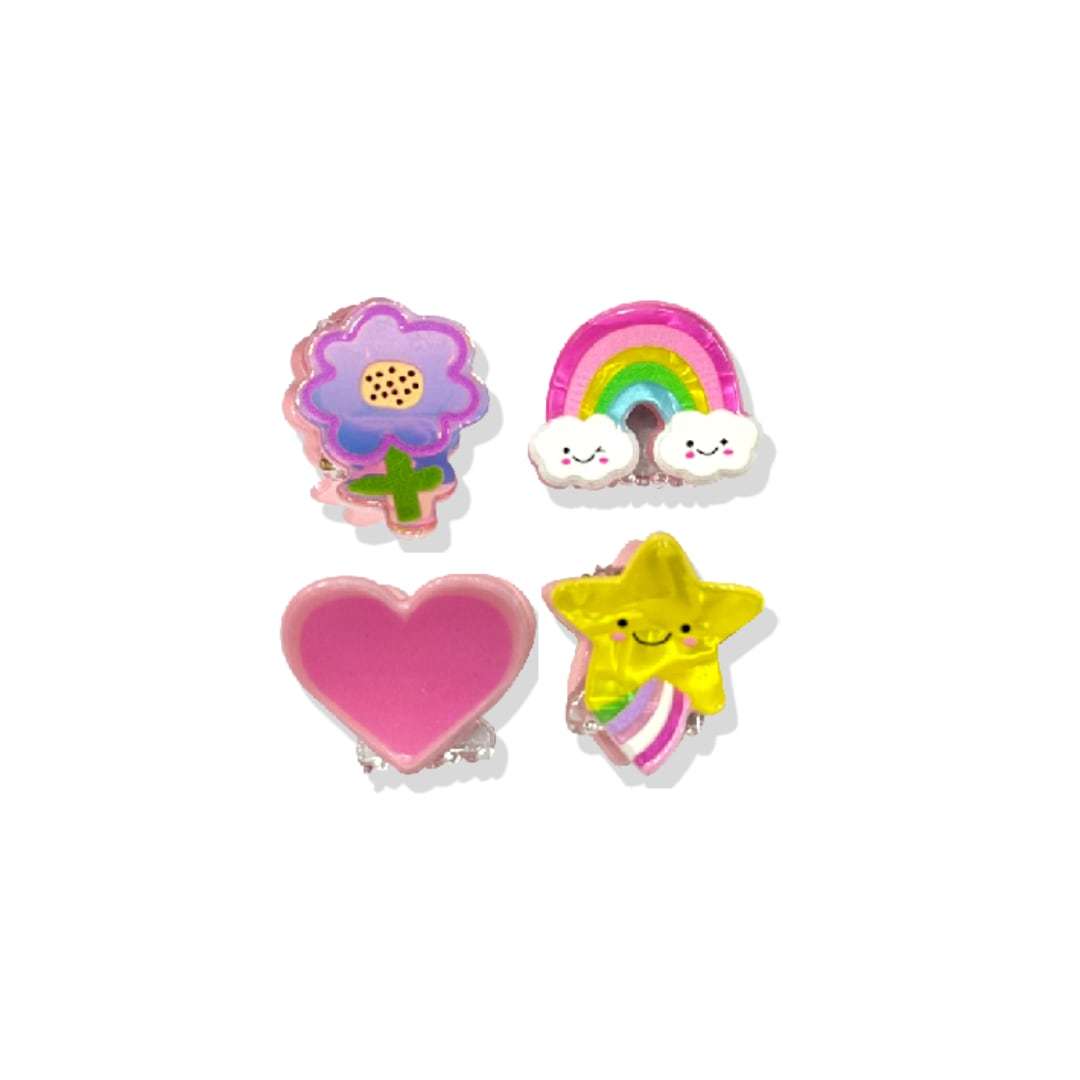 Nevidljiva šnala za kosu Clipstar KIDS Happy World - 1 komad