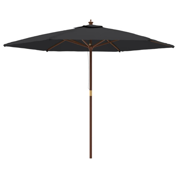 Parasol ogrodowy Czarny  vidaXL