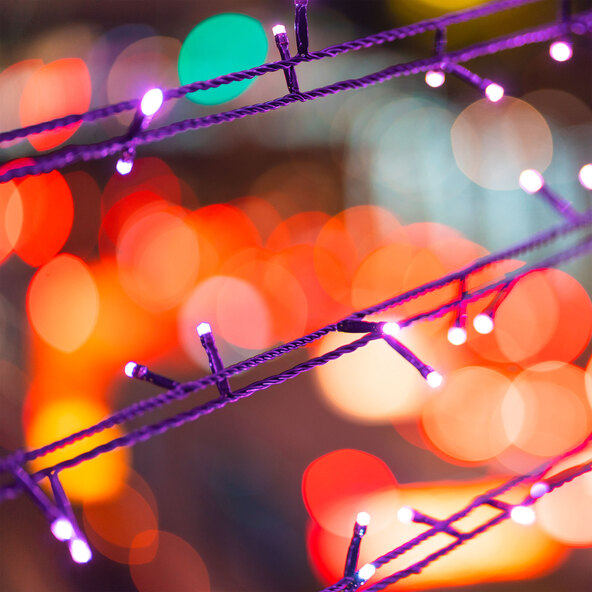 Smart-Home-Lichterkette, warmweiß, 120 LEDs