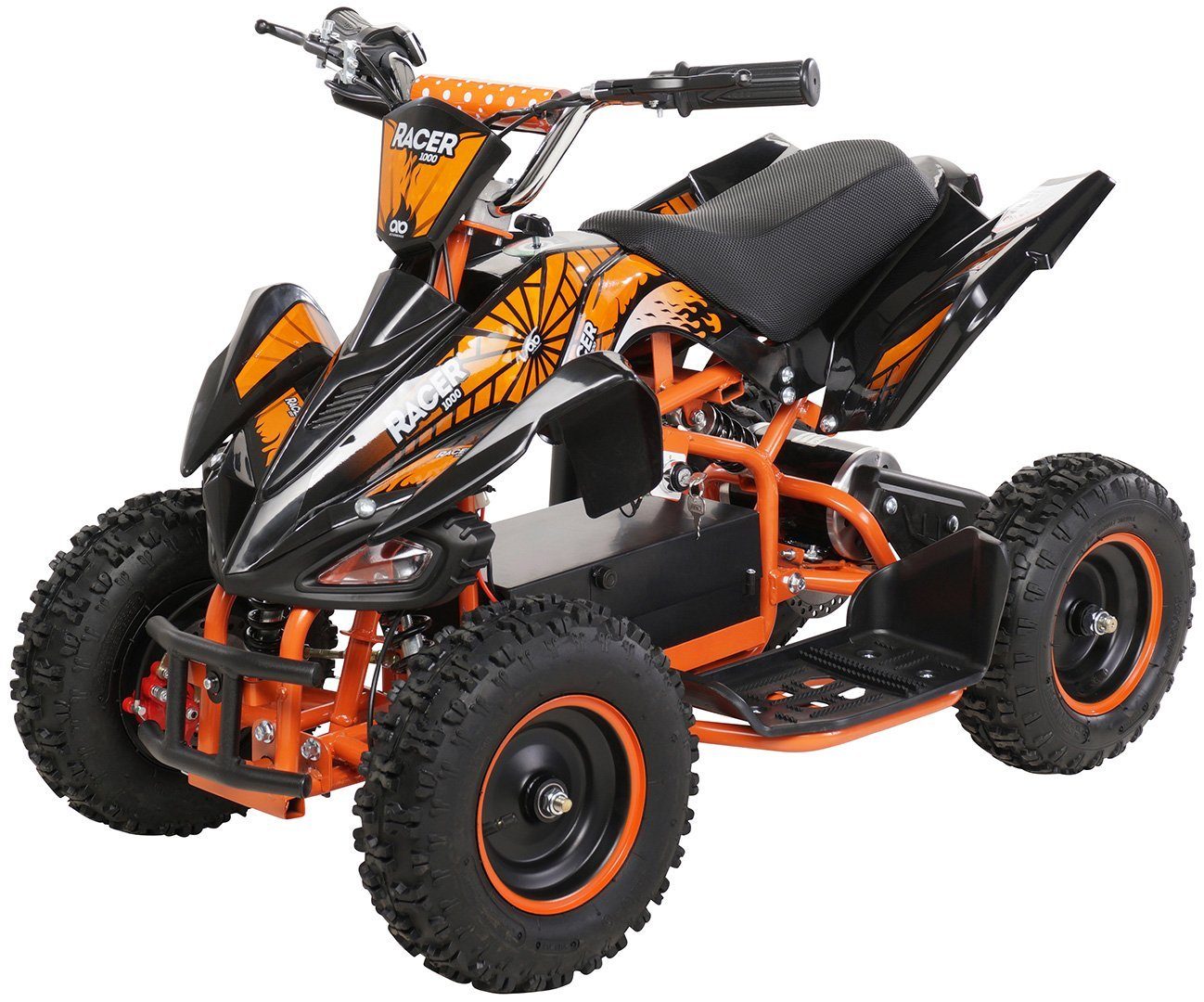 Actionbikes Motors Electric lasten mönkijä Mini lasten sähkömönkijä 1000 W 36 V, kantavuus 50 kg, (1 kpl), jopa 50 kg - levyjarrut - Safety Touch System -jalkakytkin