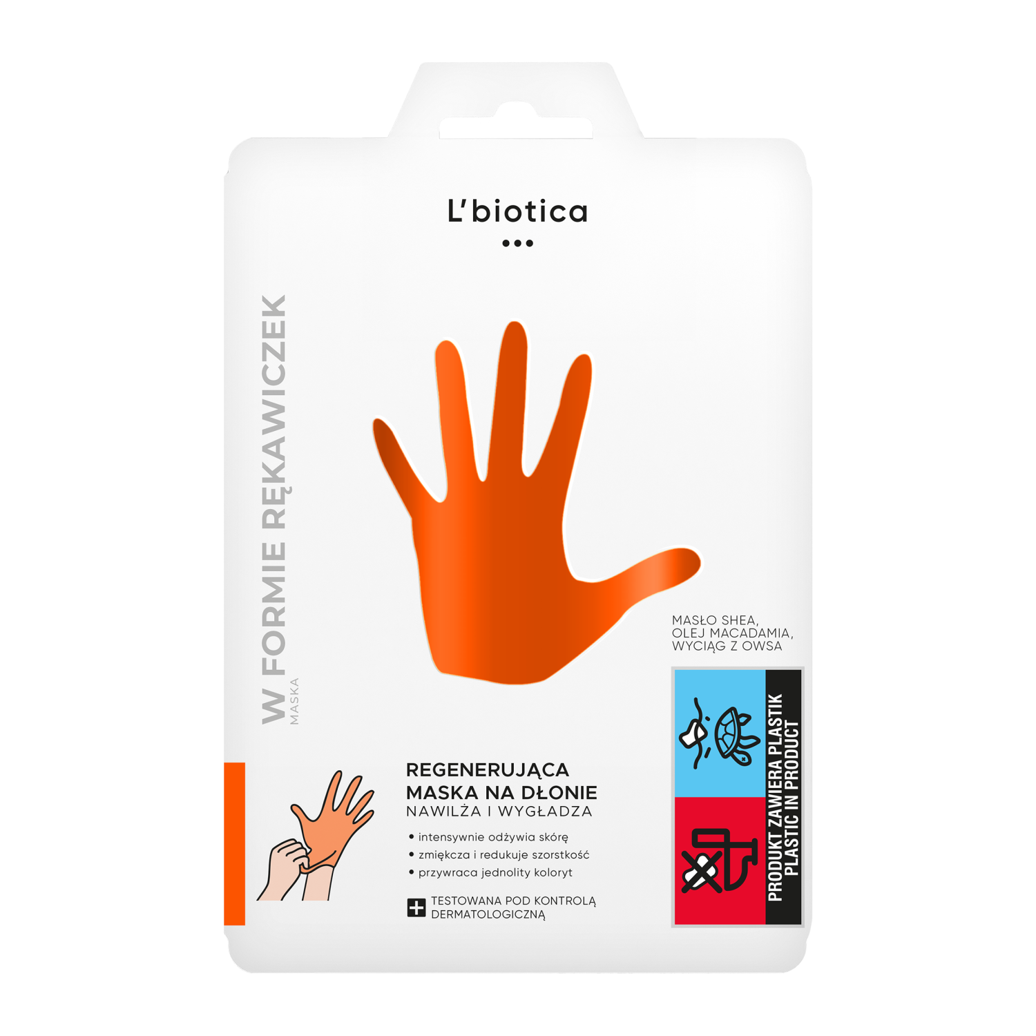 L'Biotica Regenererande Handmask i form av handskar 26 ml/1 par