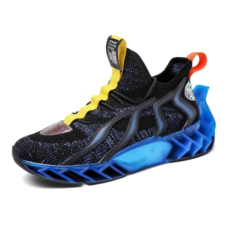 Zapatillas de running transpirables y modernas para hombre, cómodas y casuales, con suela antideslizante y resistente al desgaste.