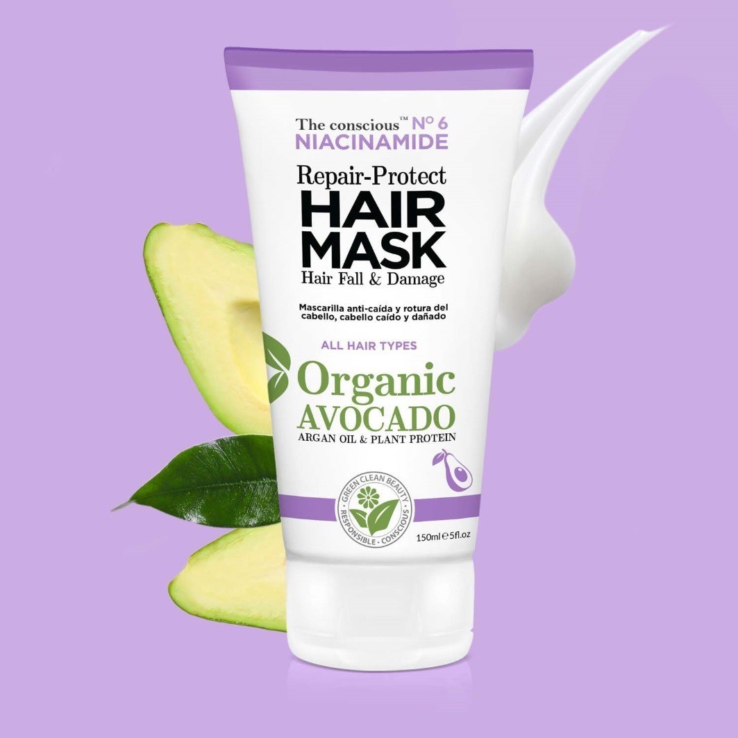 Theconscious™ Maska za kosu s niacinamidom za obnovu i zaštitu kose - 150 ml