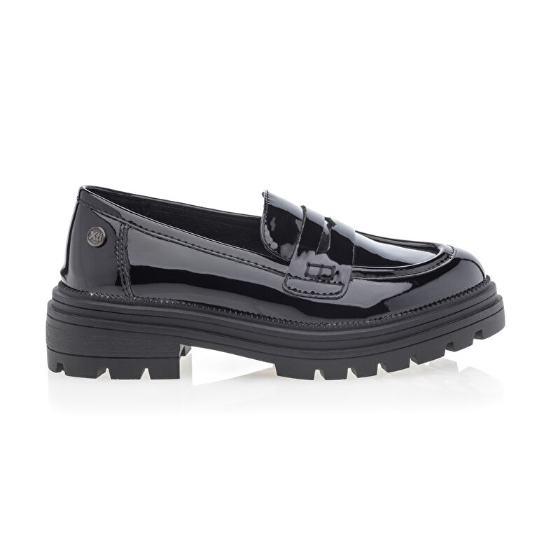 Svarte loafers/båtsko til jente