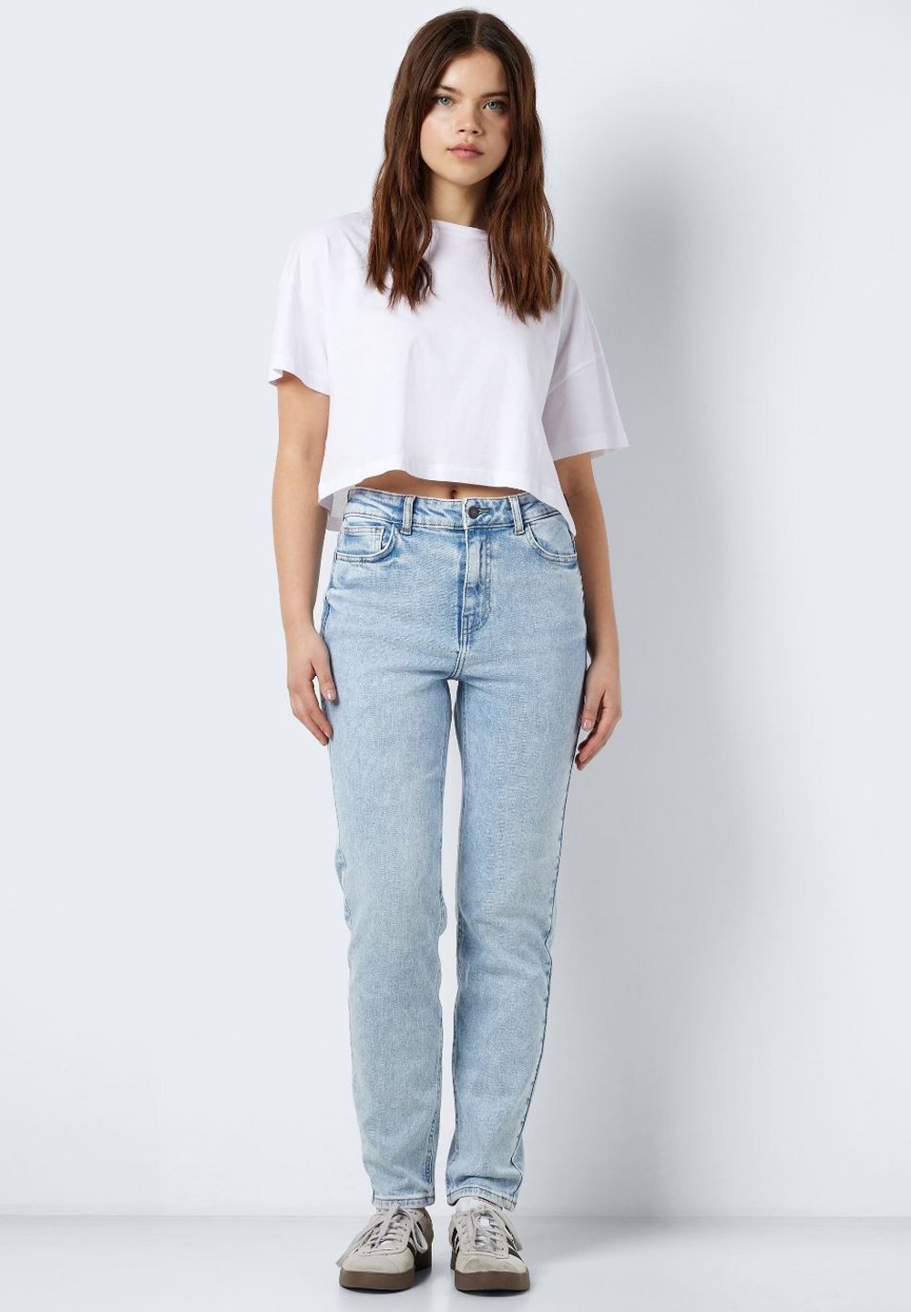 Noisy May NMMONI - Slim fit jeans - lichtblauwe denim