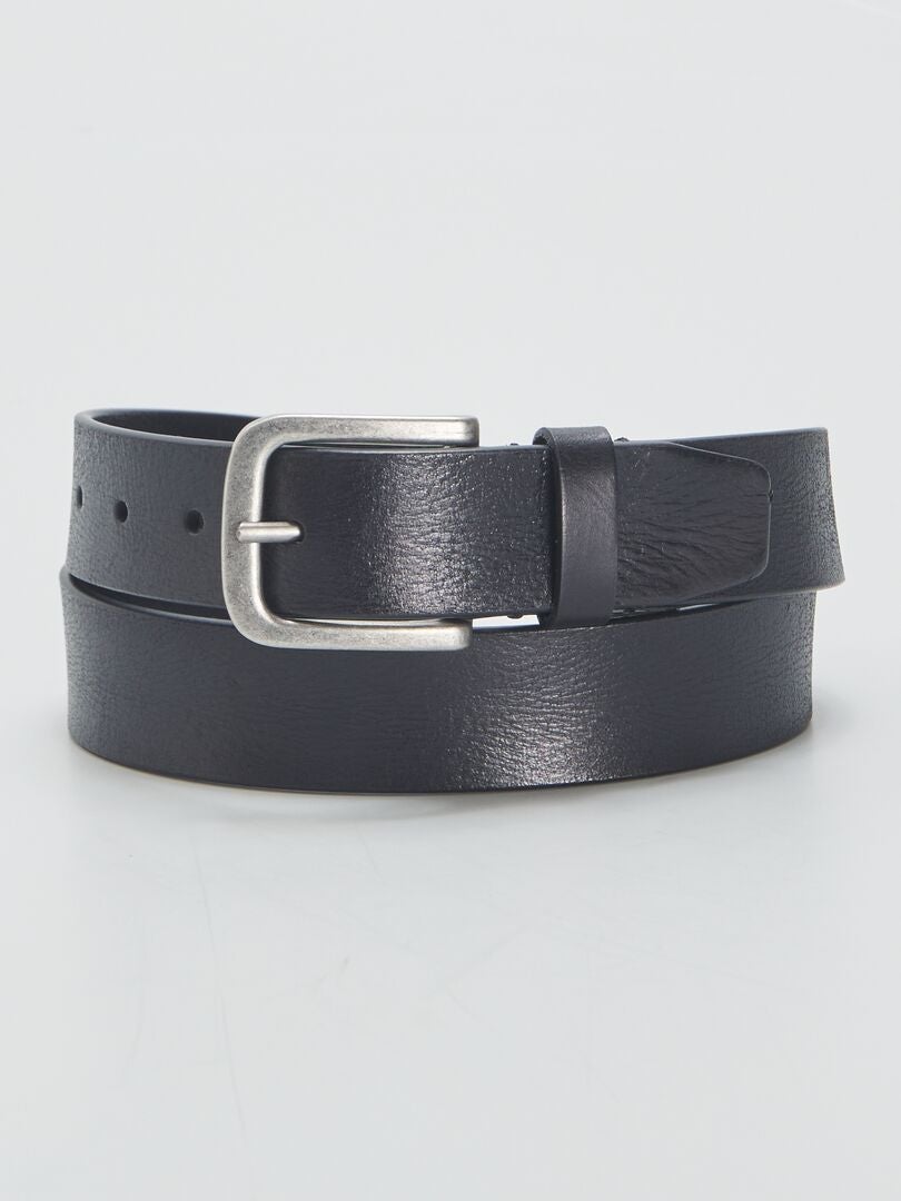 Leren riem - Zwart