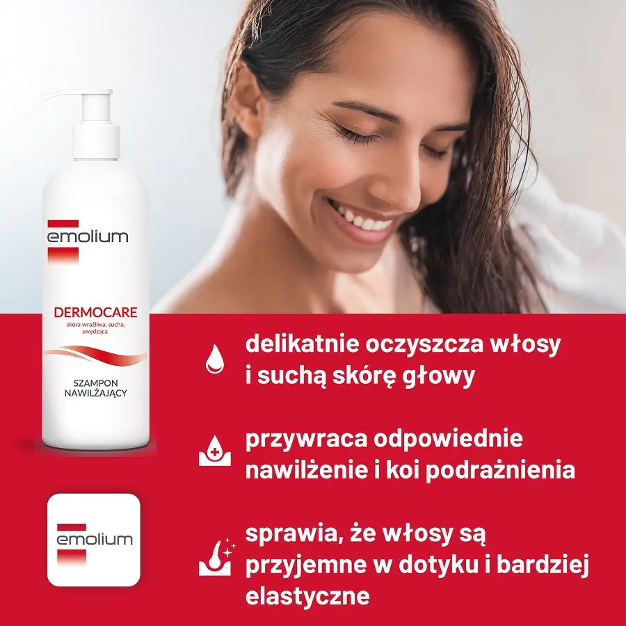 Emolium Dermocare Szampon nawilżający