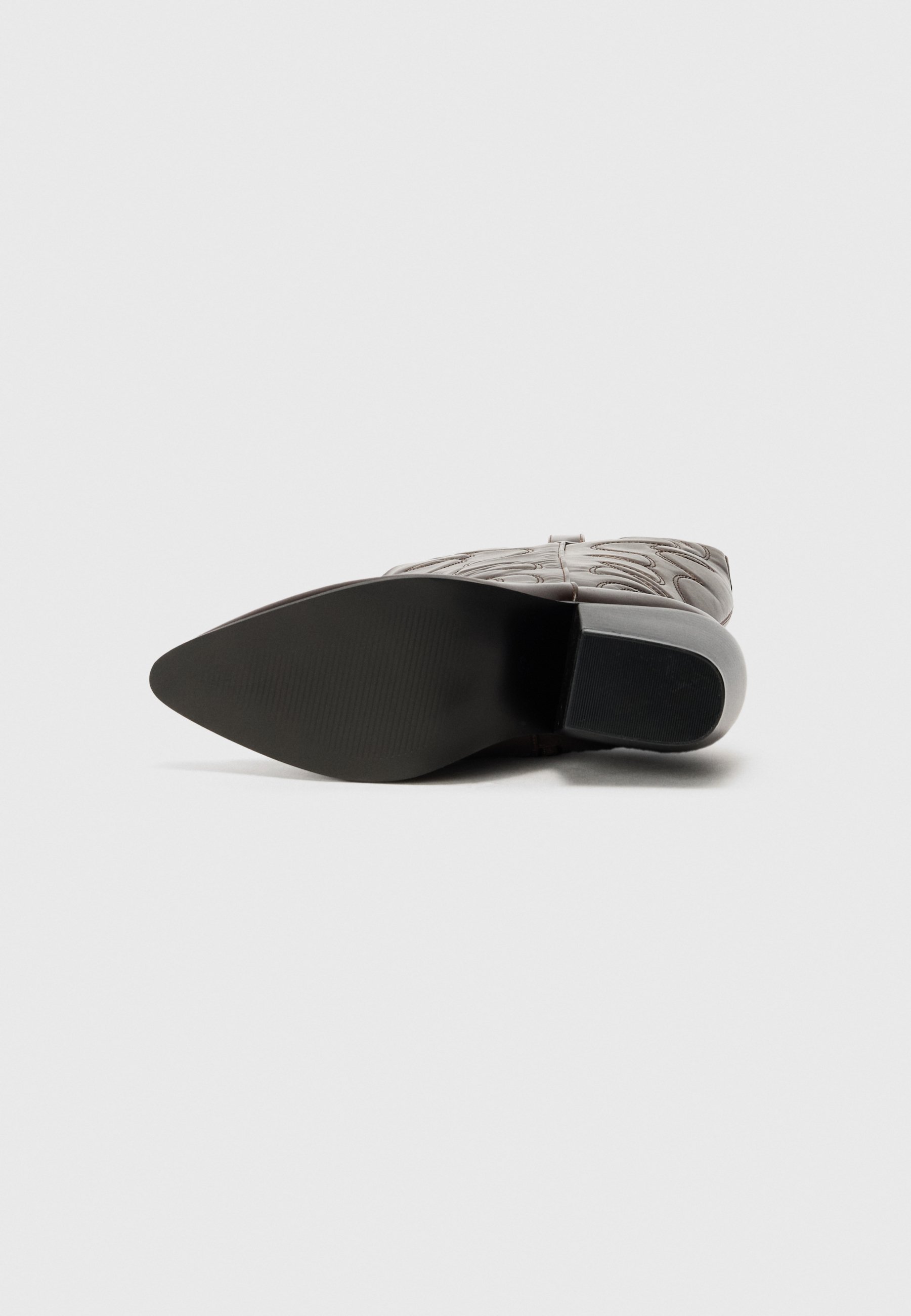 Kowbojki/buty motocyklowe Even&Odd Wide Fit - ciemny burgund