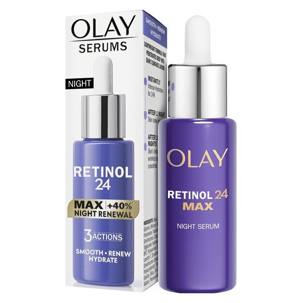 Olay Retinol24 MAX naktinis serumas<br>40ml - brandžiai odai