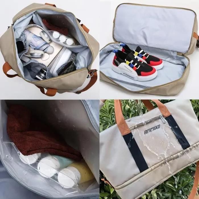 Mala de viagem - XJYDNCG - Grande capacidade - Impermeável - Preta02 - 46x25x28cm