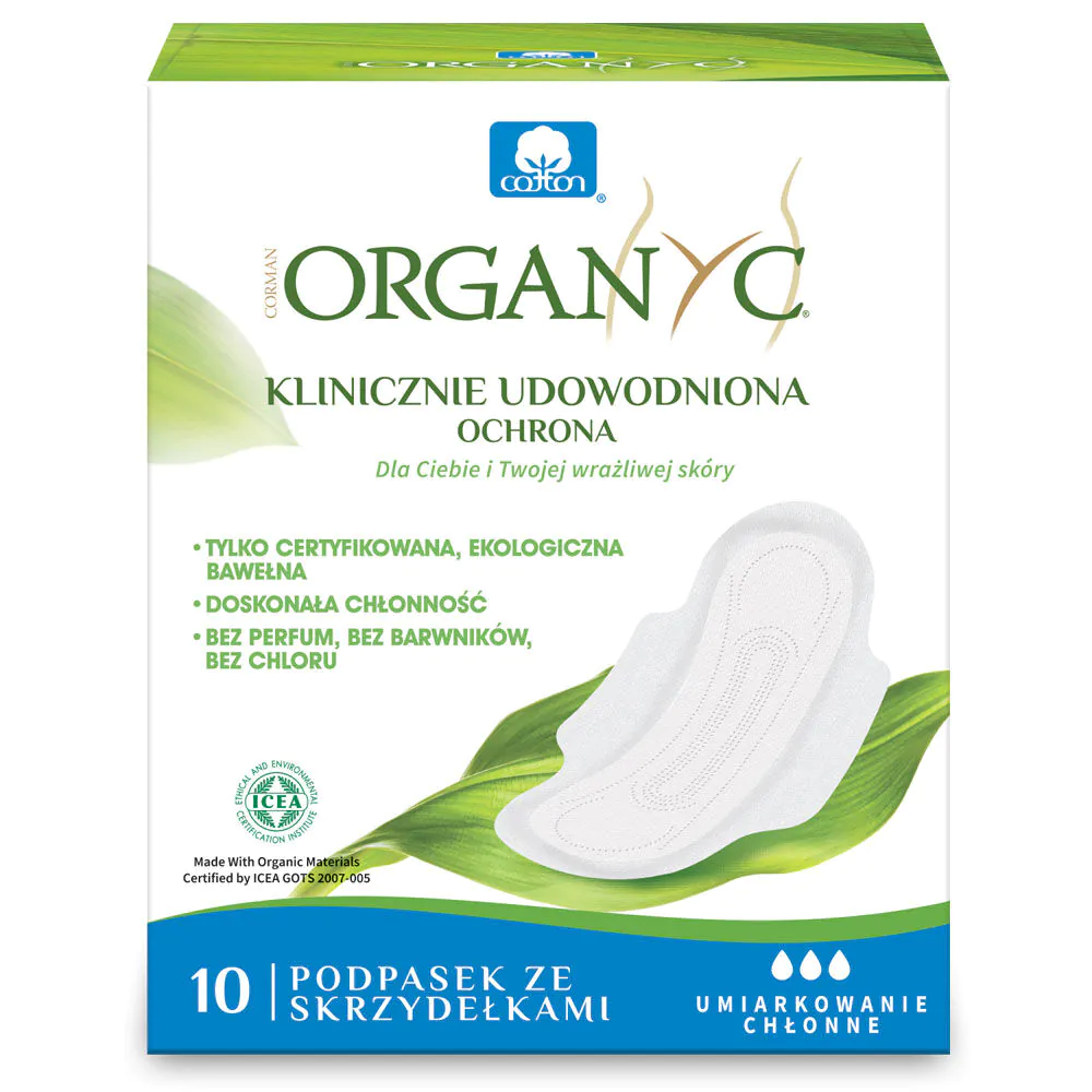 Organyc Bio podpaski sanitarne na dzień 10szt.