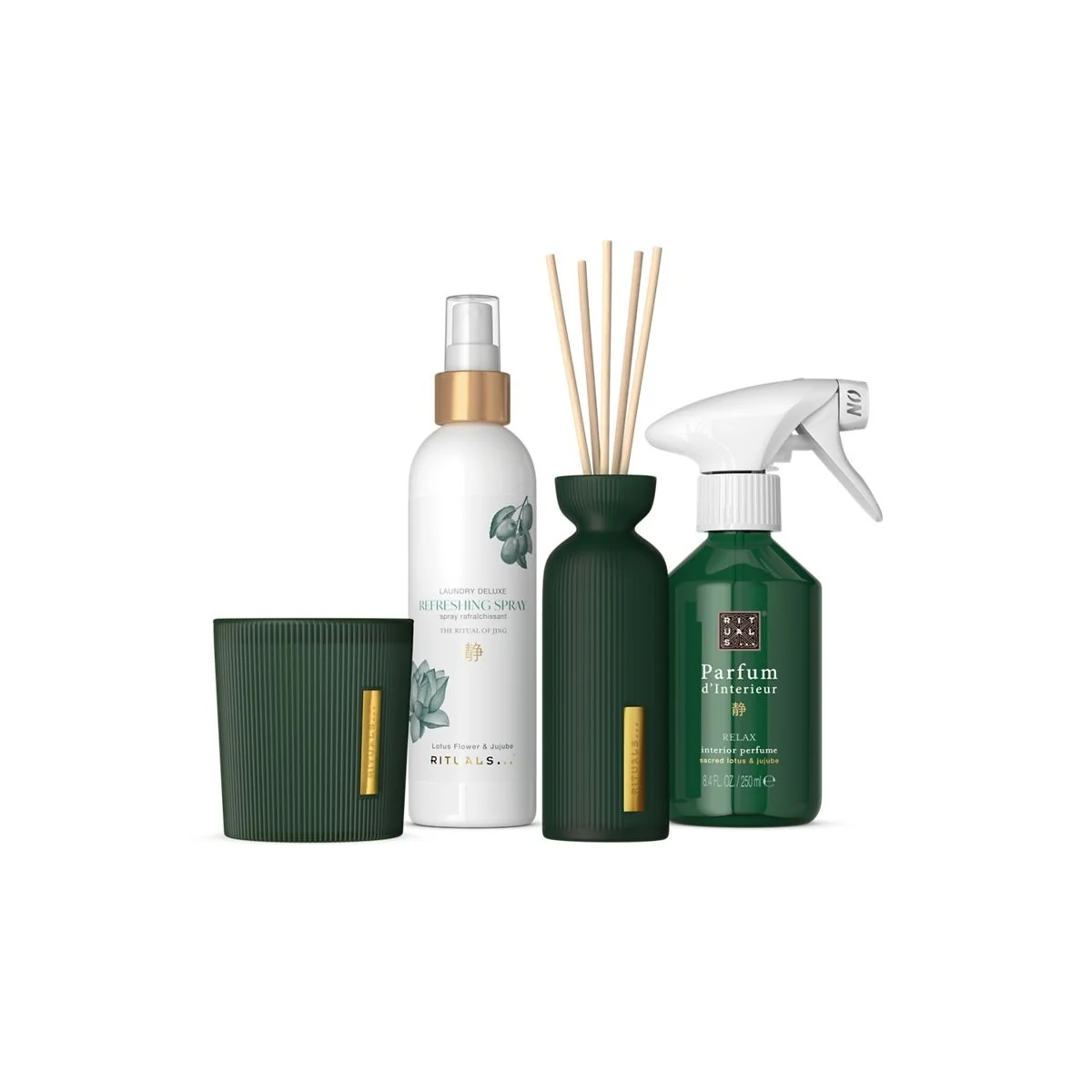Home Collection The Ritual of Jing - Large Gift Set 2024 - Diffusore di Profumo, Candela Profumata