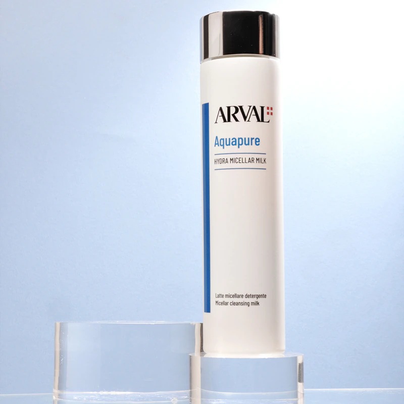 Leite Micelar de Limpeza Facial Arval Aquapure Hydra