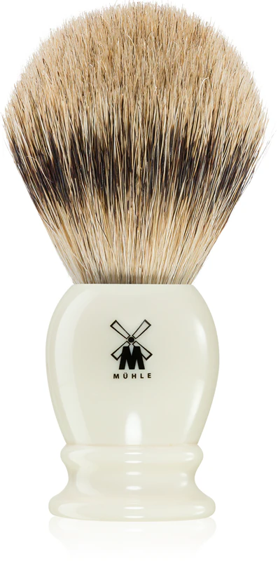 Štetka na holenie Mühle CLASSIC Silvertip Badger Faux Ivory Badger