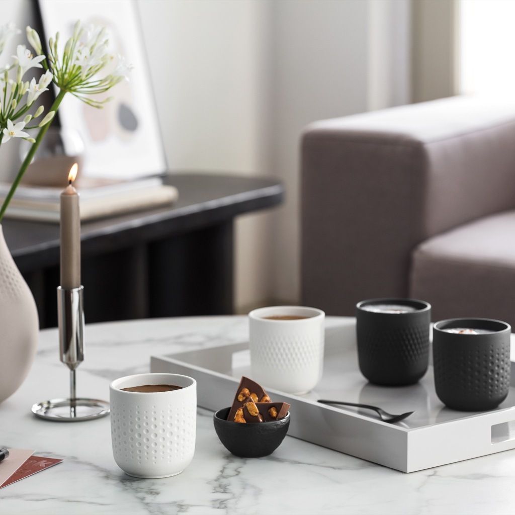 Villeroy & Boch krūzīšu komplekts, 2 daļas, Collier blanc manufaktūra - 1 daļa