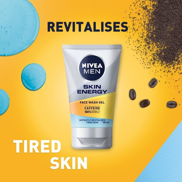 NIVEA Men Active Energy gel za čišćenje lica 100ml