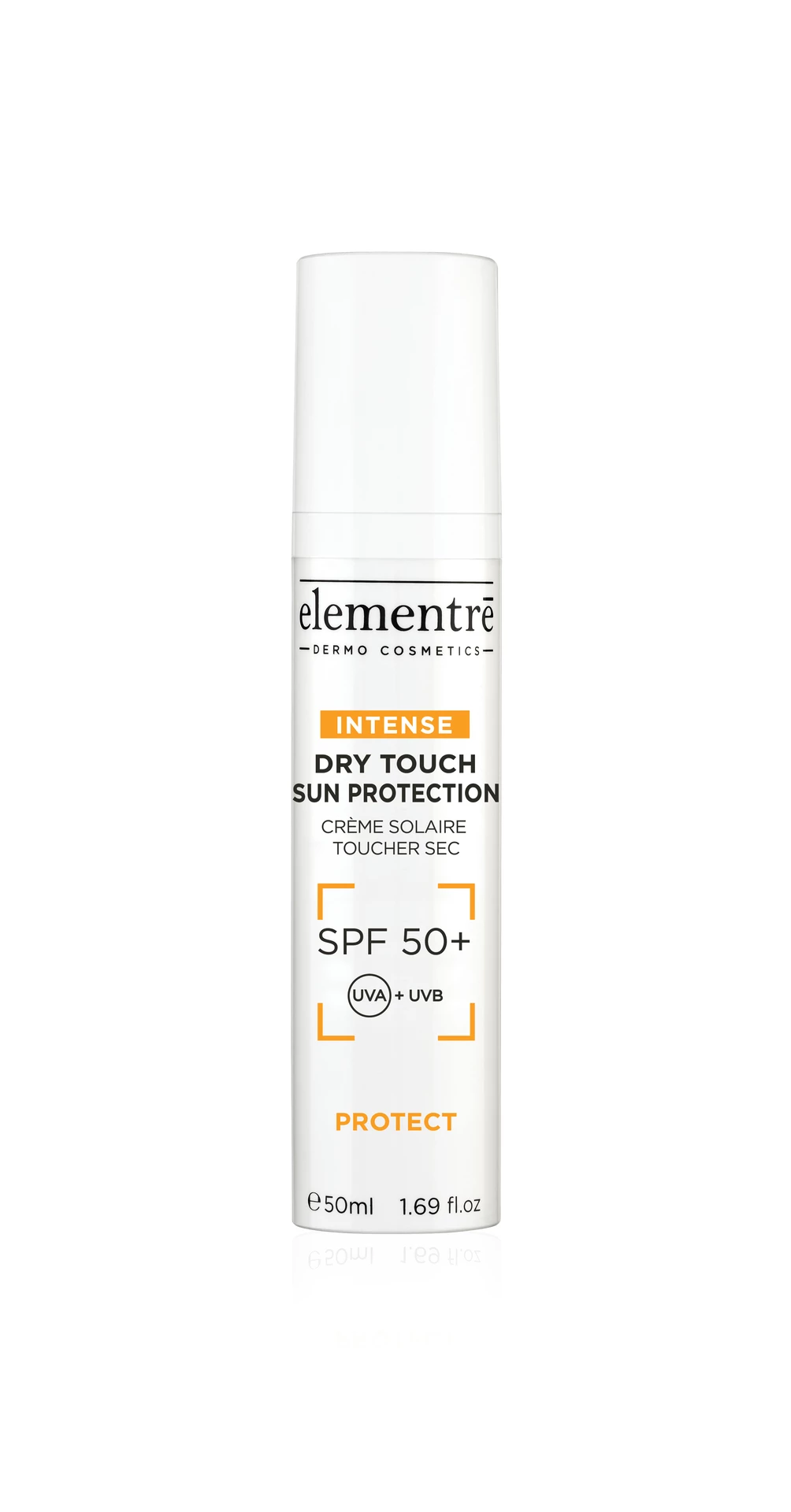 Protecție solară SPF50+ la atingere uscată 50 ml - elementrē