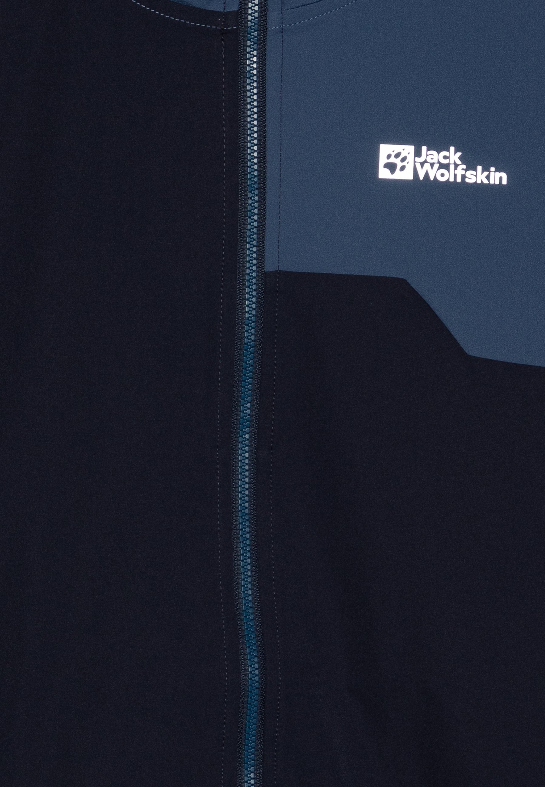Veste d'extérieur à capuche Jack Wolfskin TURBULENCE - bleu nuit