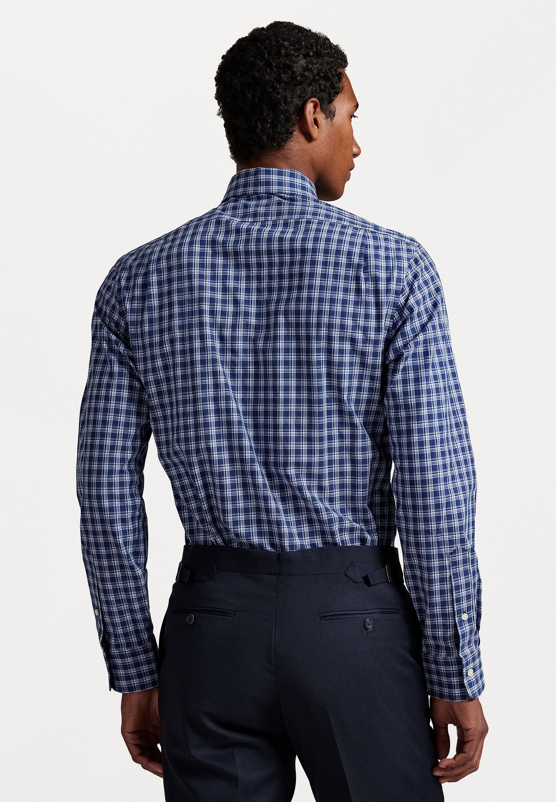 Polo Ralph Lauren CUSTOM FIT PLAID STRETCH POPLIN SHIRT - Hemd - marineblau mehrfarbig