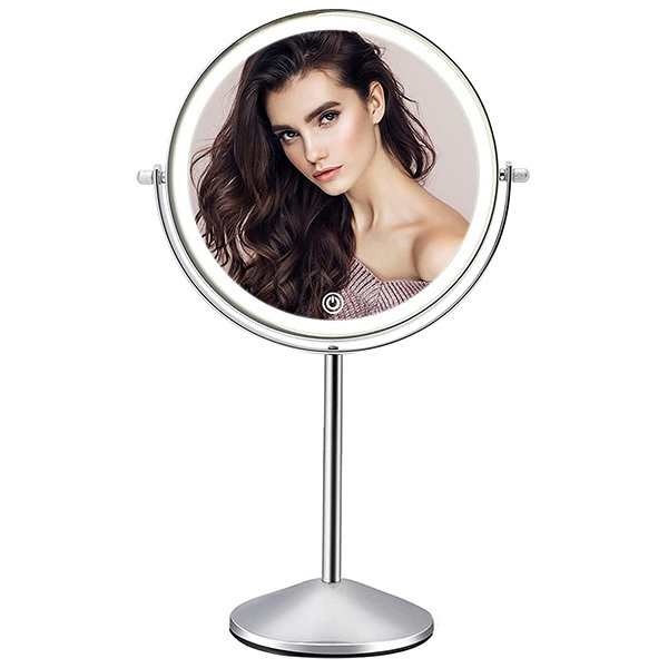 Espejo de maquillaje LED Fascinate con luz 30x10cm RM299A_Chrome