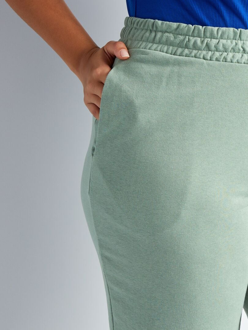Fleece joggingbroek - GROEN