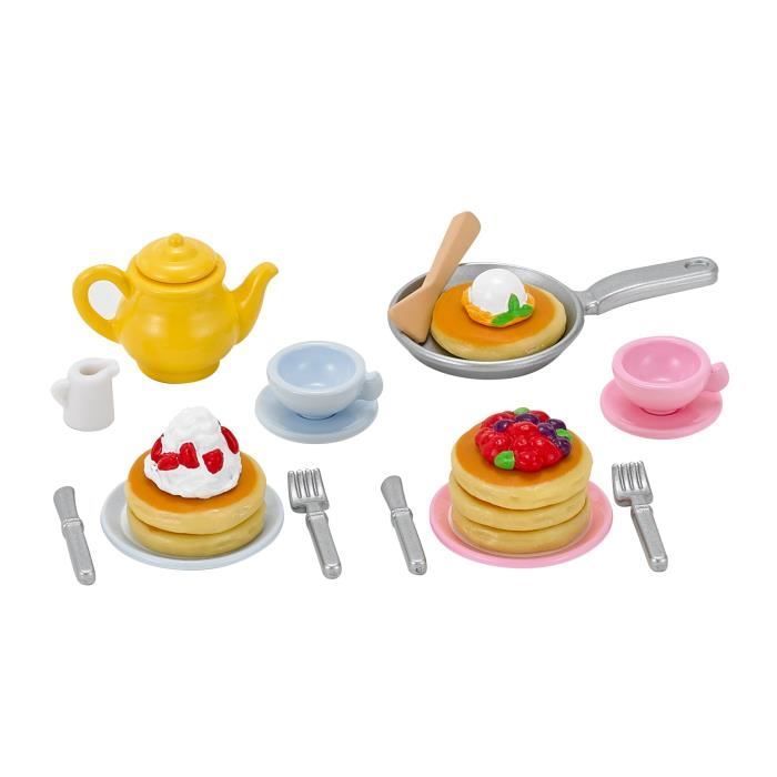 Set per snack a base di pancake - Sylvanian Families - Età 3+ - Accessori da cucina per bambini