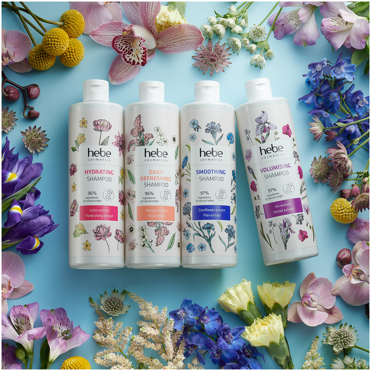 Hebe Cosmetics apjoma šampūns