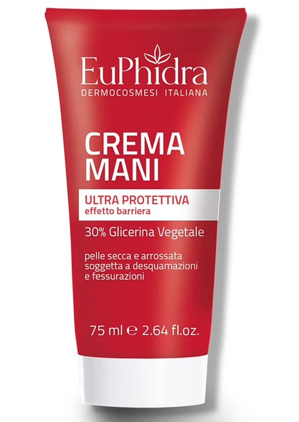 EUPHIDRA EuPhidra Ultra kaitsev kätekreem 75 ml Punetav ja ketendav nahk