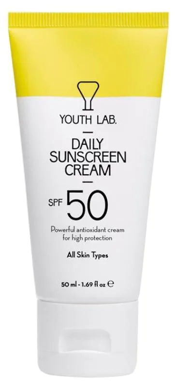 Youth Lab. Daily Sunscreen Żel-Krem przeciwdo opalania SPF 50 dla Wszystkich Rodzajów skóry