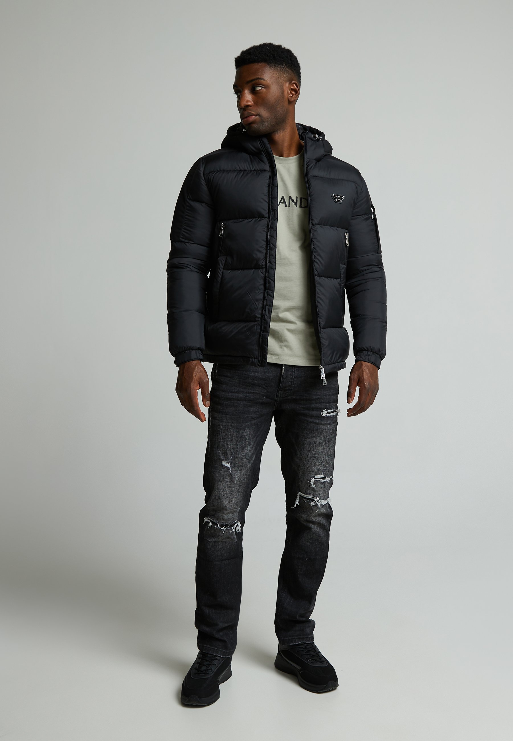 Alessandro Zavetti NEVORI PUFFER - Winterjas - gitzwart
