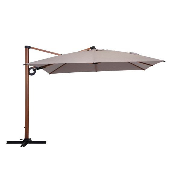 Parasol ogrodowy Termoli 3 x 3 m szary PATIO