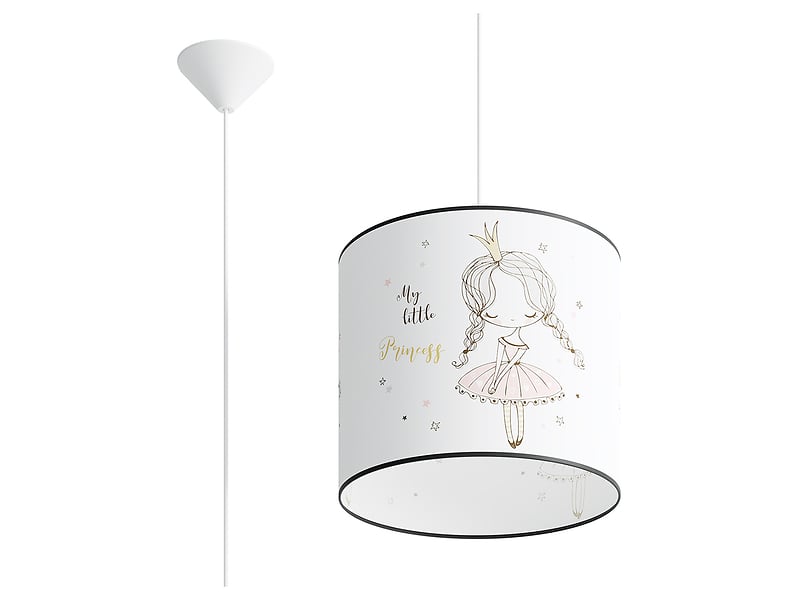 Lampa wisząca dziecięca Princess 30 cm wielokolorowa
