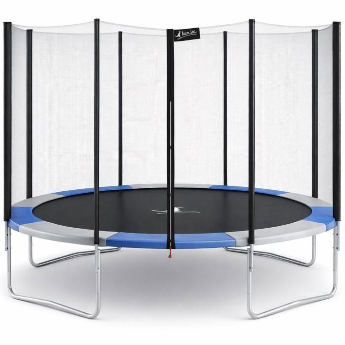 Trampoline KANGUI - RALLI Ø 426‑430 cm – XXL – Enfant – Filet de sécurité – Certification CE & NF EN 71–14