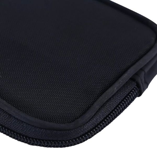 Borsa cosmetica da viaggio Tweezy Mesh, colore nero.
