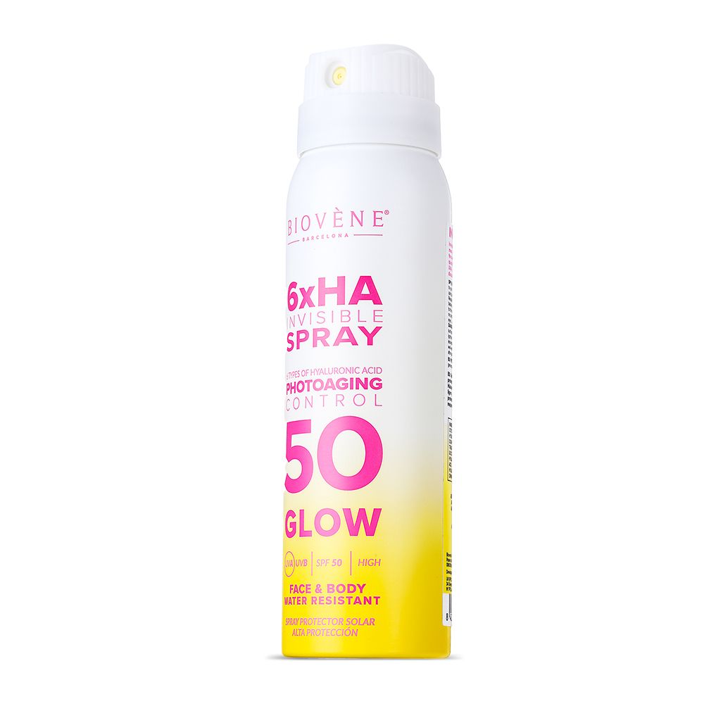 6xHA sprej za kontrolu fotostarenja Invisible SPF50 Protección corporal