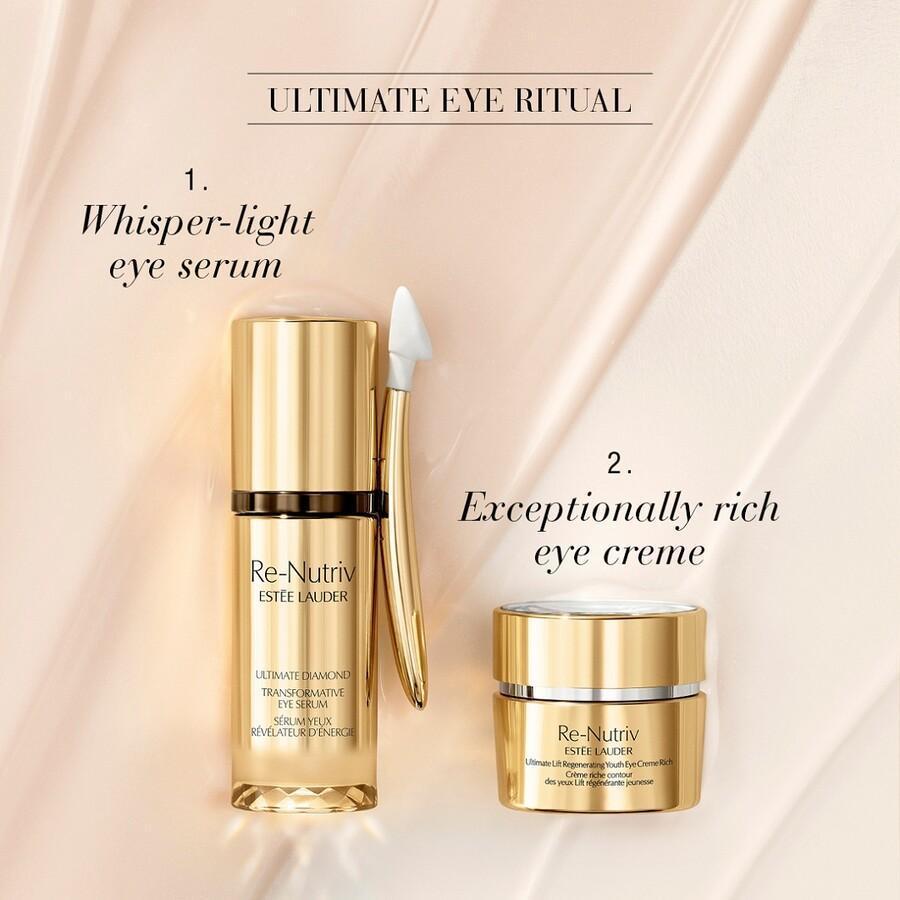 Estée Lauder Re-Nutriv Ultimate Lift atjaunojošs, bagātīgs acu krēms jauneklīgam mirdzumam – 15 ml