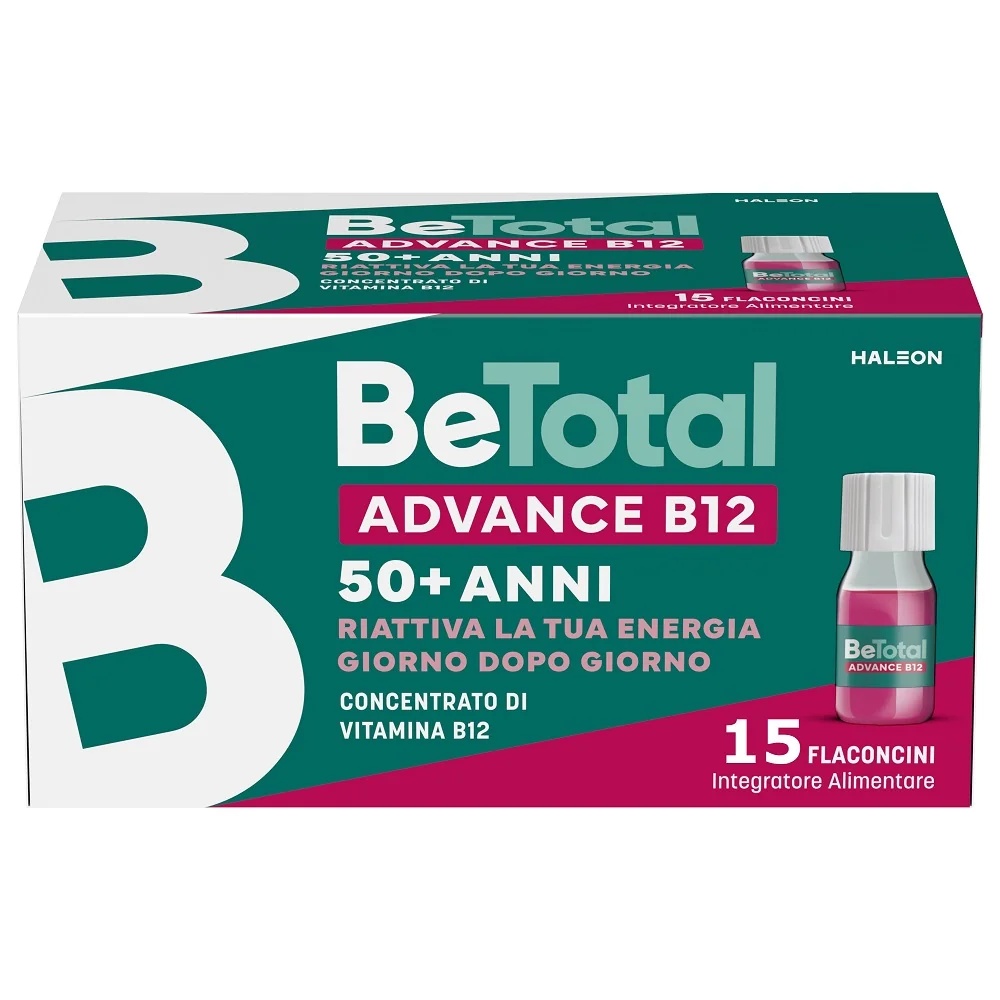 BE-TOTAL Be-Total Advance B12 15 flacons Complément alimentaire Vitamine B12 Vitamine B Zinc