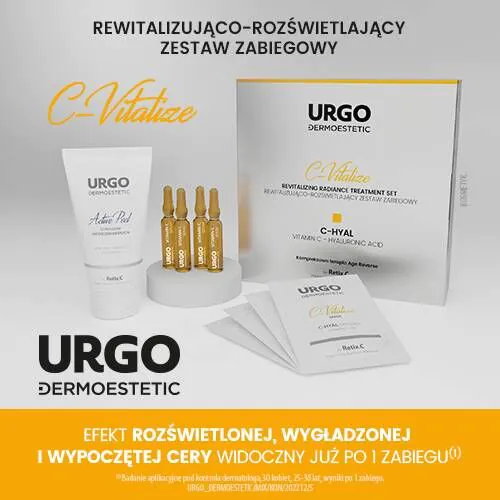 Urgo Dermoestetic C-Vitalize Rewitalizująco-Rozświetlający Zestaw Zabiegowy