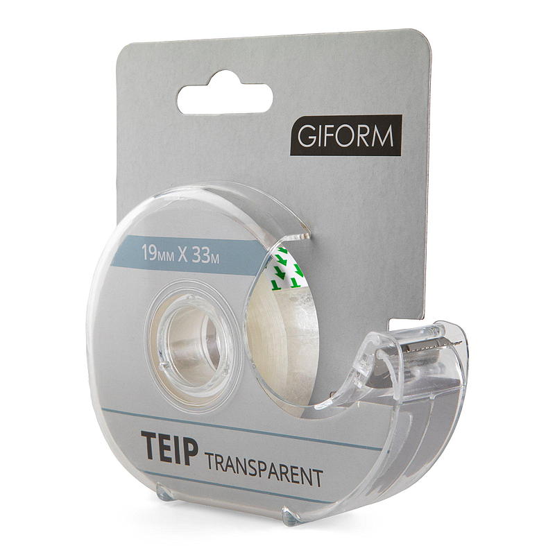 Cinta Giform de 1,9 cm x 33 m, transparente