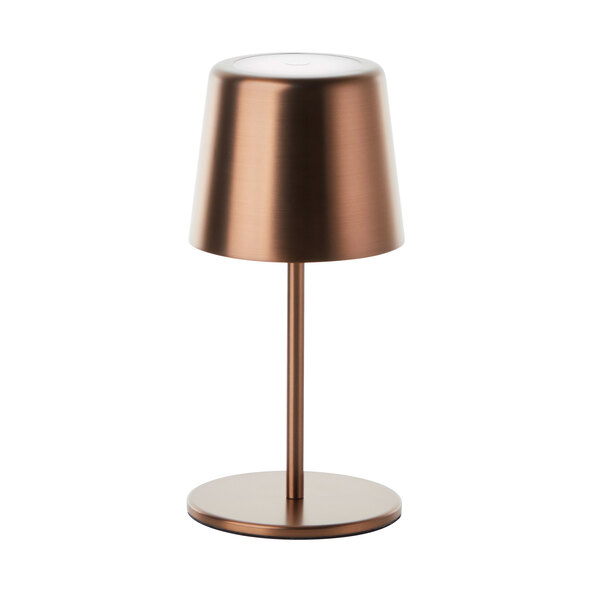 Lia Deluxe LED-paristokäyttöinen pöytävalaisin, harjattu pronssi