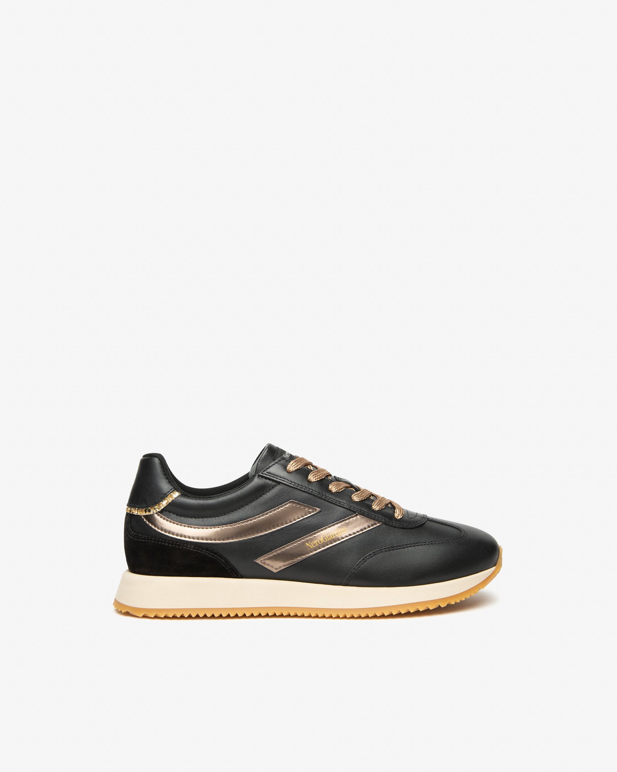  Damen-Sneaker aus Leder und Funktionsmaterial
