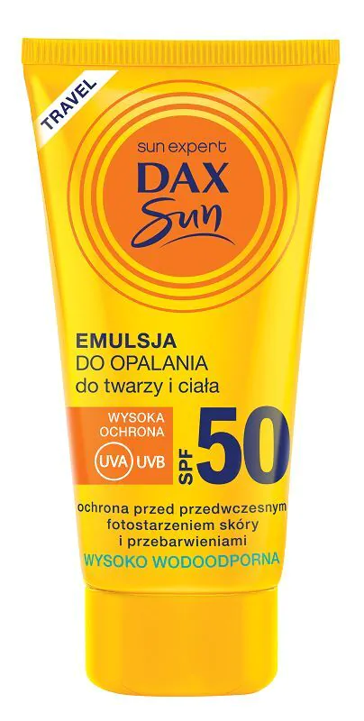 Dax Sun Travel Emulsja do opalania twarzy i ciała SP 50