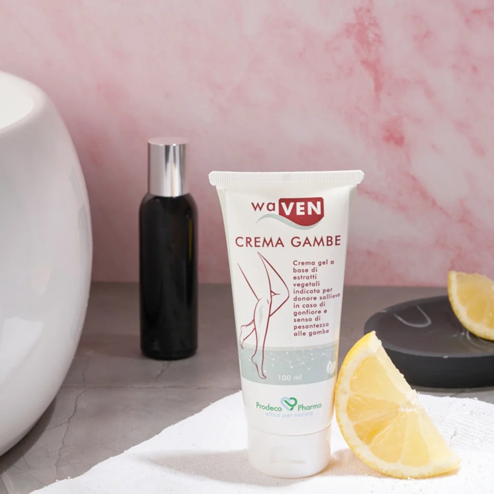 Creme para os pés Waven 100 ml contra sensação de peso e inchaço nas pernas