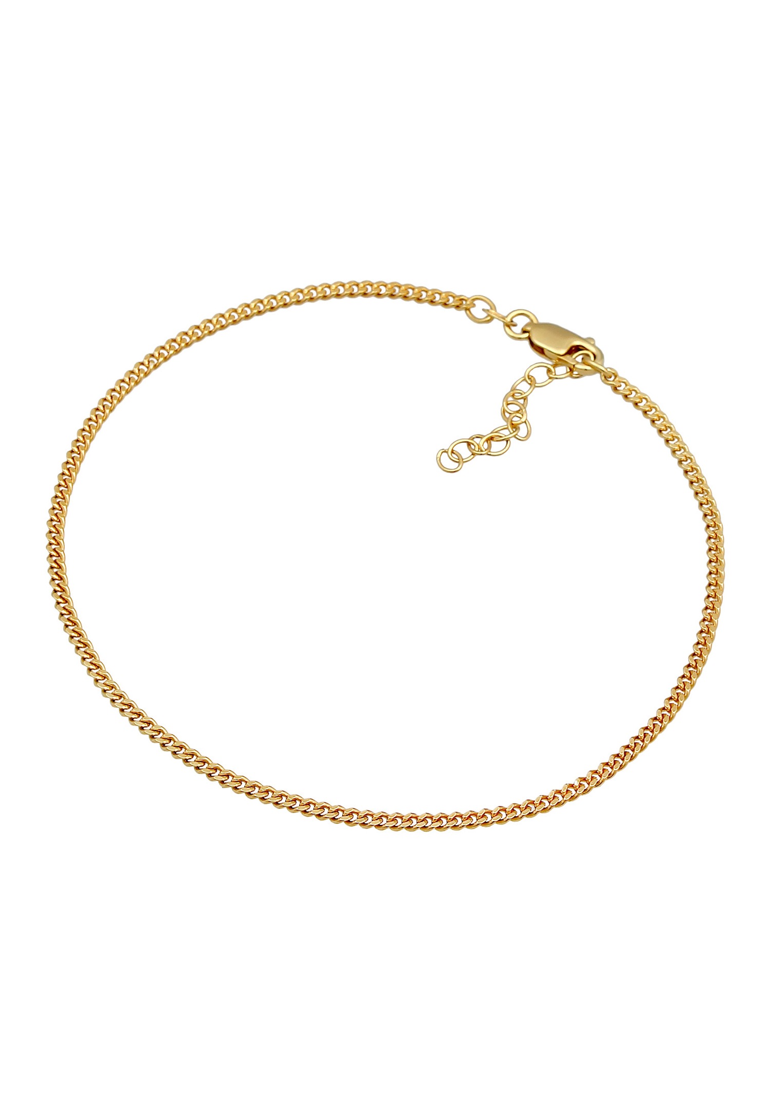 Elli Chaîne de base pour dames, discrète et intemporelle, ajustable en argent sterling 925.