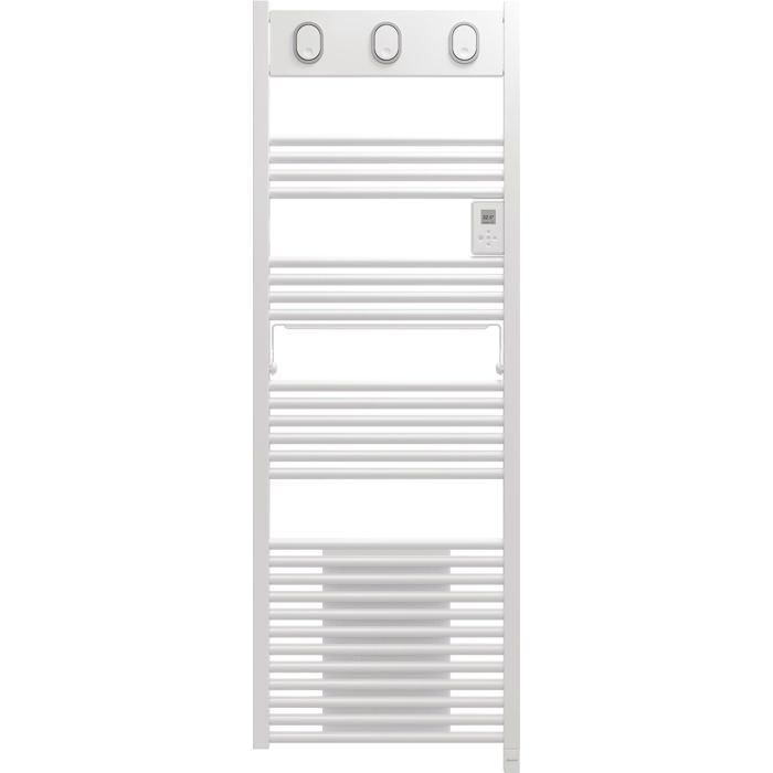 Calentador de toallas eléctrico con ventilador – MARAPI TOUCHSCREEN WHITE - 1750 W – Vertical – Lleno de líquido – Termostato electrónico