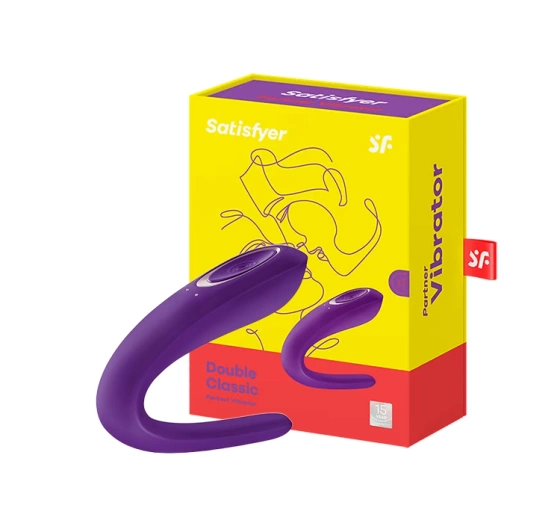 SATISFYER DOUBLE CLASSIC PARTNER VIBRATOR WIBRATOR DLA PAR