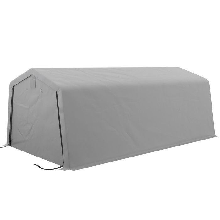 Tente garage carport PORTOS gris