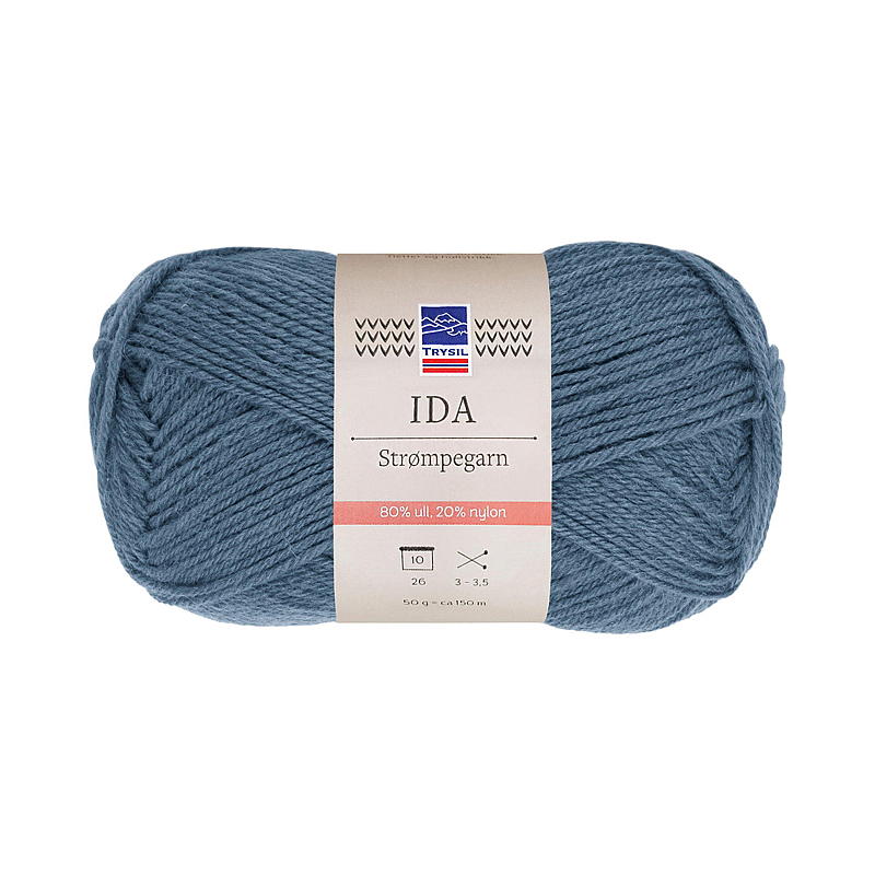 Trysil Ida garen donker denim